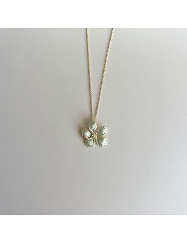 Colar My Flower Prata Dourada