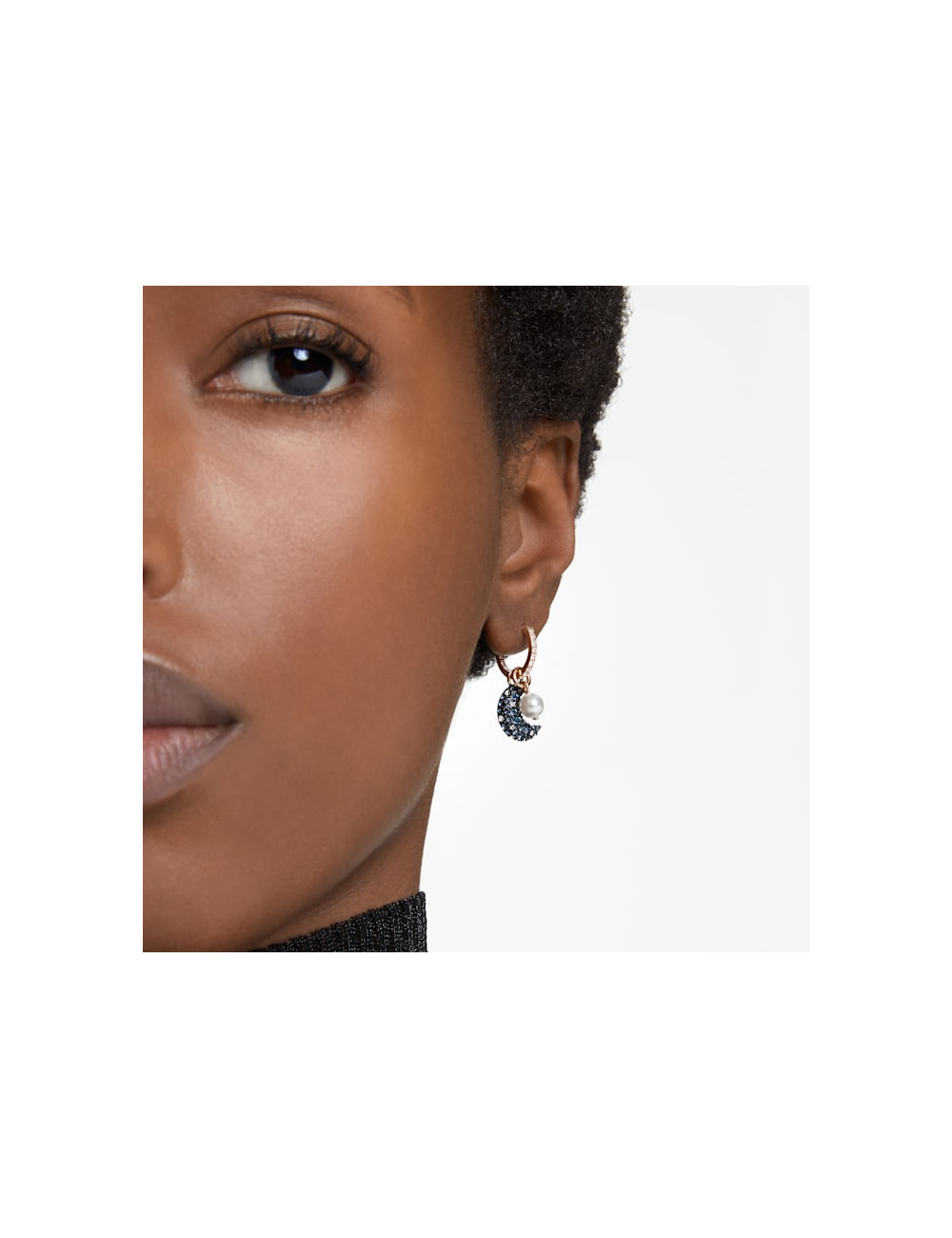 Brincos Luna Swarovski