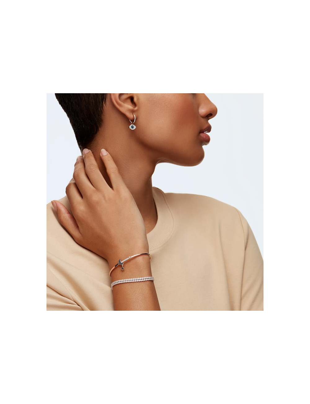 BRINCOS EYE SYMBOLIC SWAROVSKI