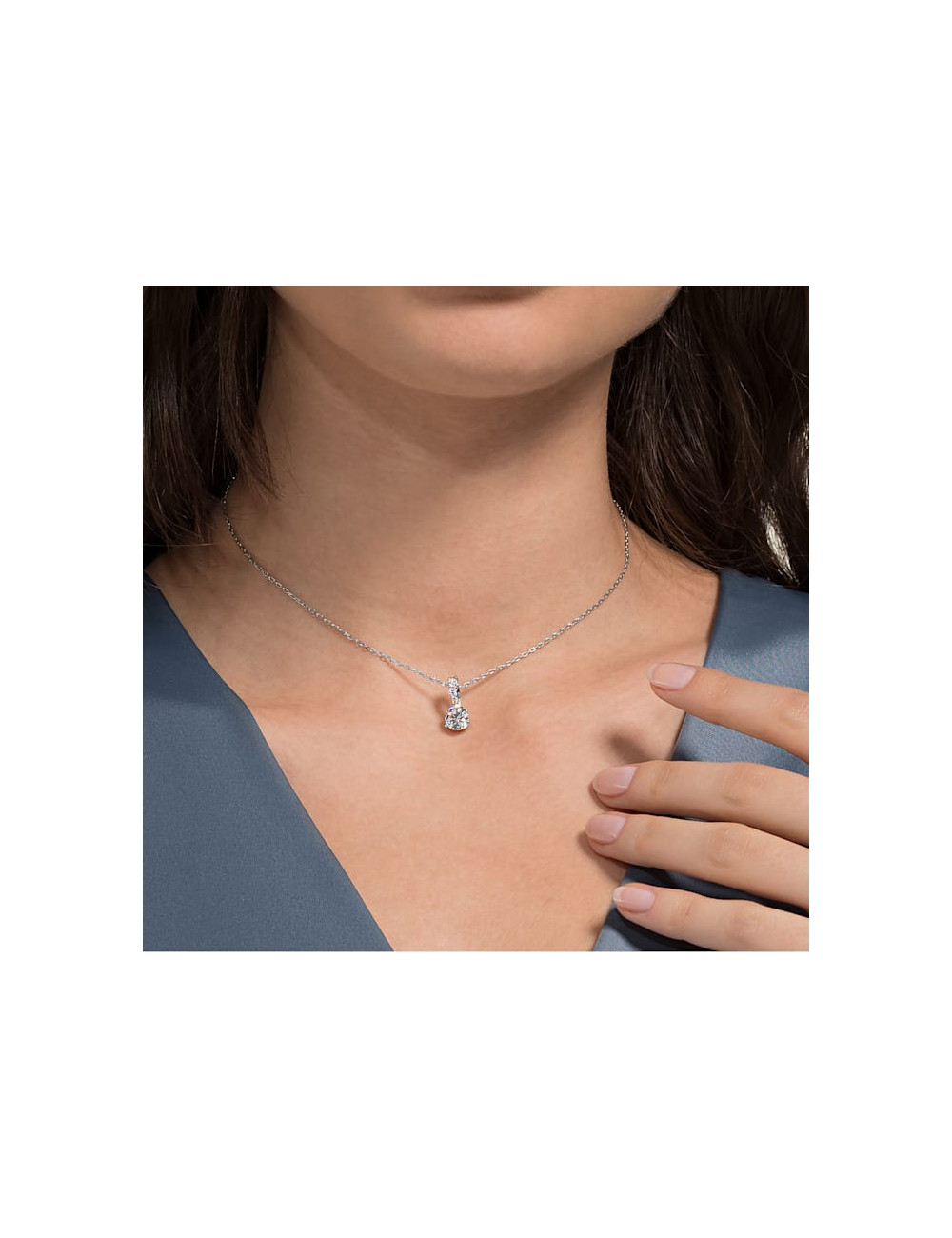 COLAR SOLITAIRE SWAROVSKI