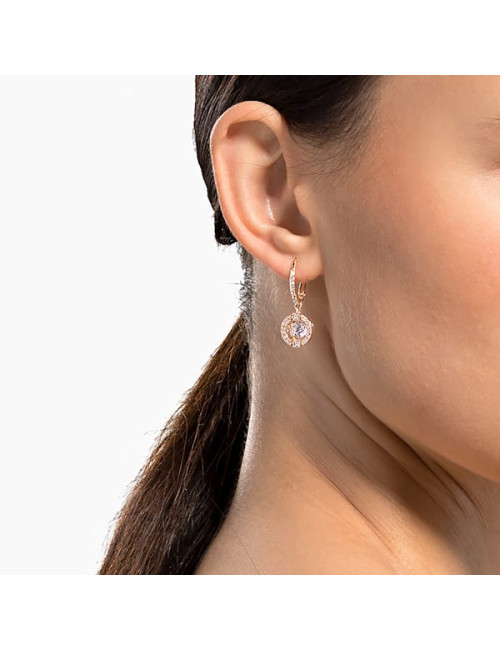 BRINCOS SPARKLING ROSE SWAROVSKI