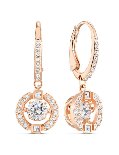 BRINCOS SPARKLING ROSE SWAROVSKI