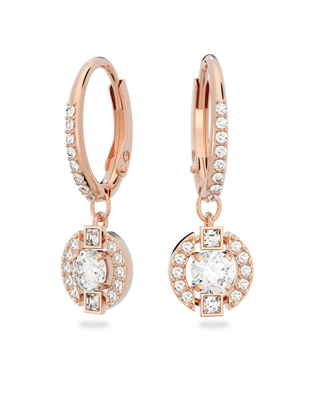BRINCOS SPARKLING ROSE SWAROVSKI