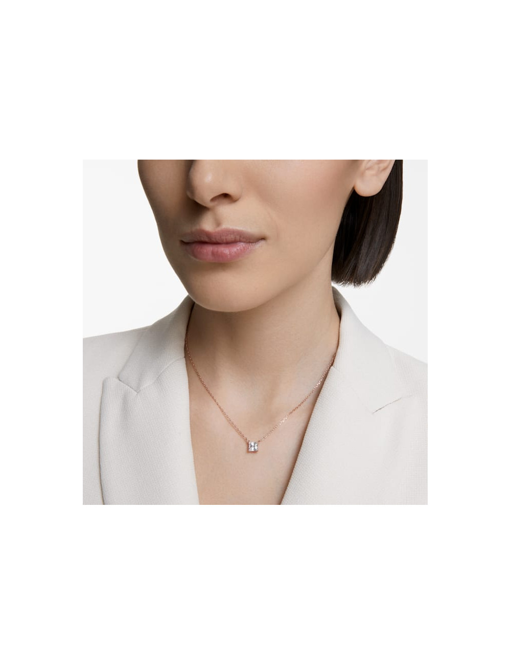 COLAR ATTRACT ROSE SWAROVSKI