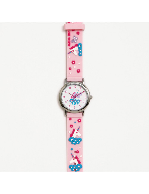 Relógio Unicórnio Rosa Agatha Ruiz de La Prada
