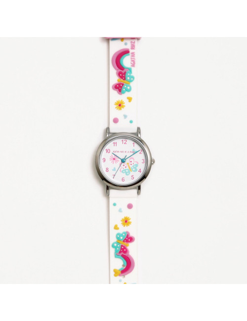 Relógio Borboletas Branco Agatha Ruiz de La Prada