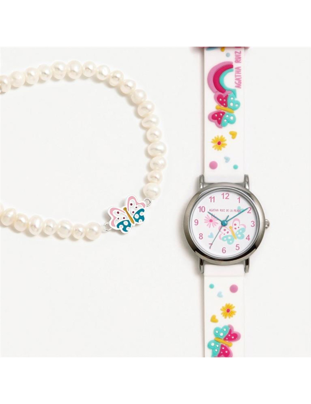 Set Relógio Branco Agatha Ruiz de La Prada