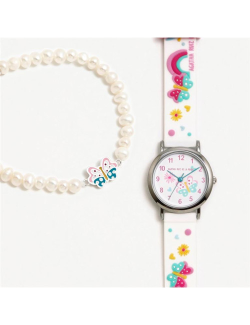 Set Relógio Branco Agatha Ruiz de La Prada