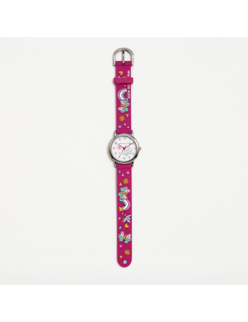 Relógio Borboletas Fucsia Agatha Ruiz de La Prada