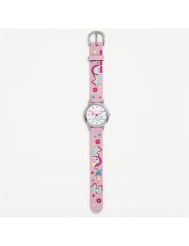 Relógio Borboletas Rosa Agatha Ruiz de La Prada