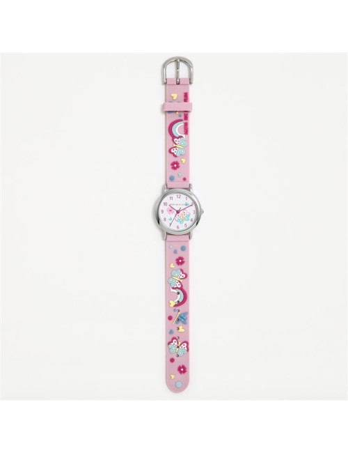 Relógio Borboletas Rosa Agatha Ruiz de La Prada
