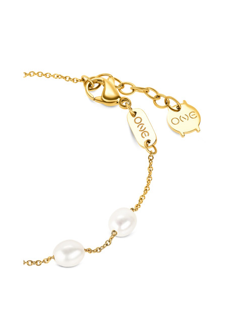 Pulseira One Senhora Rose Infinite Pearl Gold