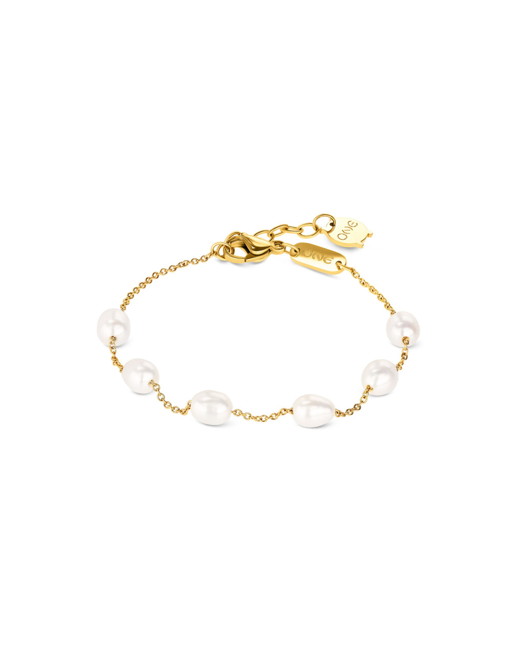 Pulseira One Senhora Rose Infinite Pearl Gold