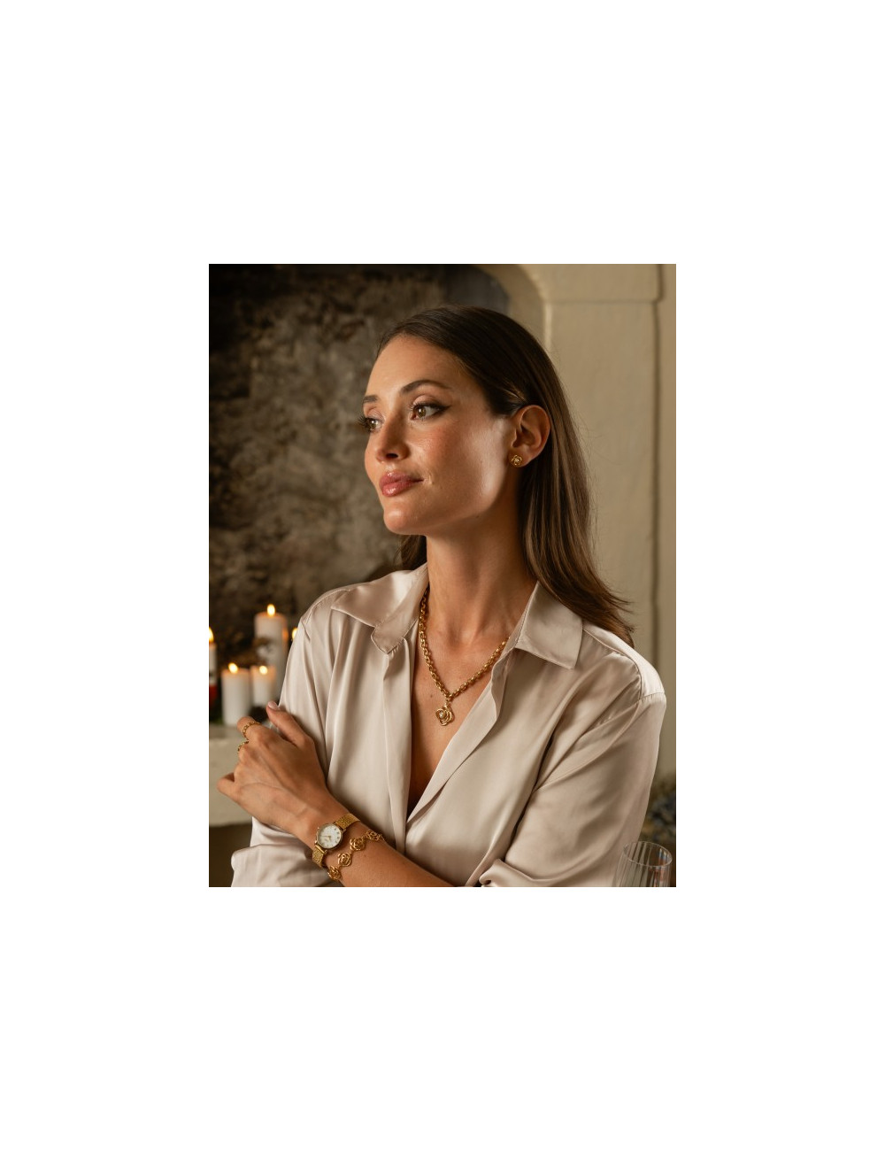 Colar One Rose Pearl