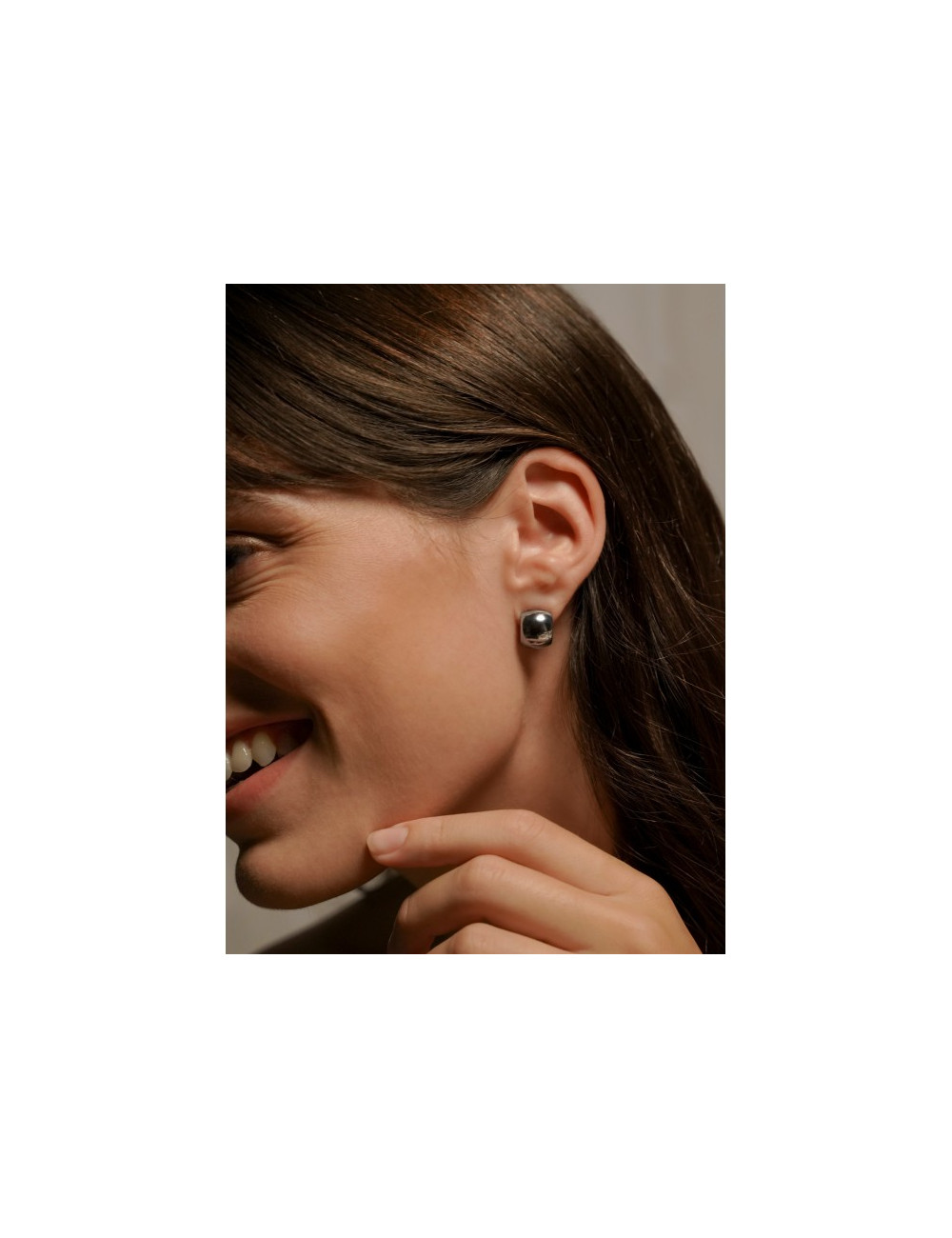 Brincos One Silver Frost