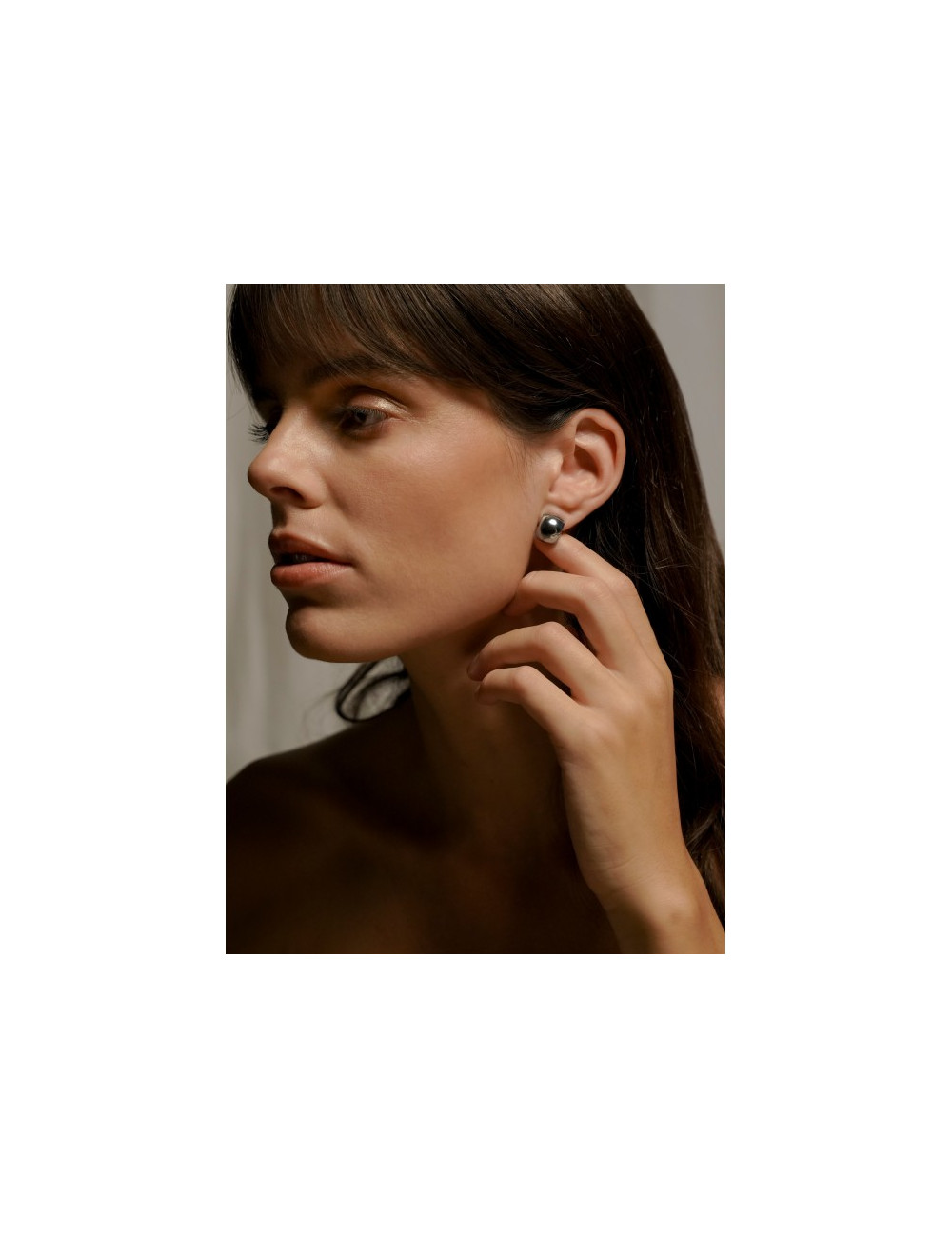 Brincos One Silver Frost