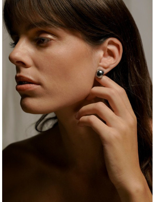 Brincos One Silver Frost