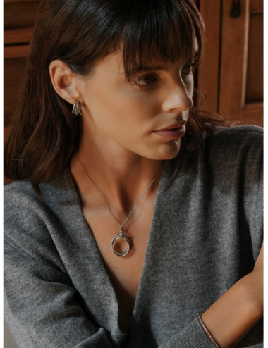 Colar One Silver Frost Crystal