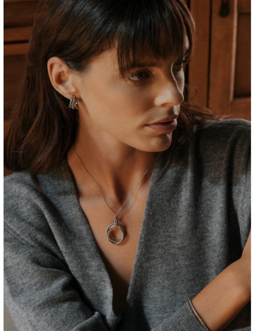 Colar One Silver Frost Crystal