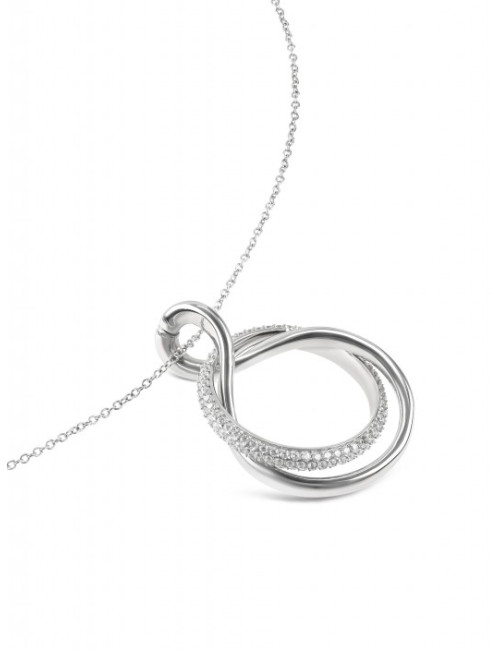 Colar One Silver Frost Crystal