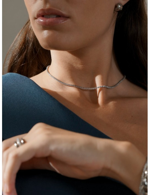 Colar One Silver Frost Refined