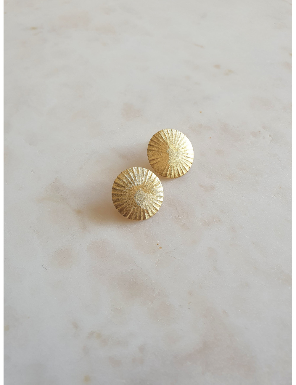 BRINCOS FLORENCE PRATA DOURADA