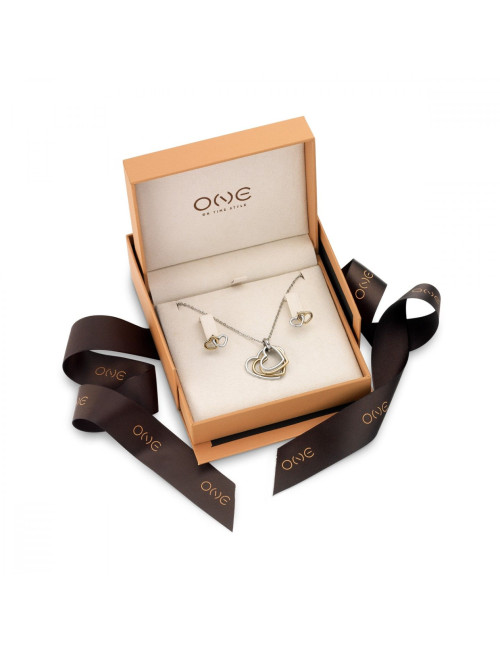 SET ONE SOULMATE COLAR E BRINCO