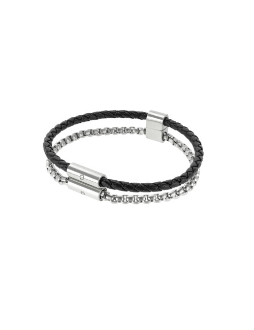 Pulseira One Men Linkage Bicolor