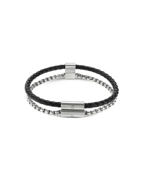 Pulseira One Men Linkage Bicolor
