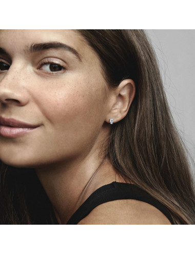 BRINCOS SPARKLING ROUND & SQUARE PANDORA