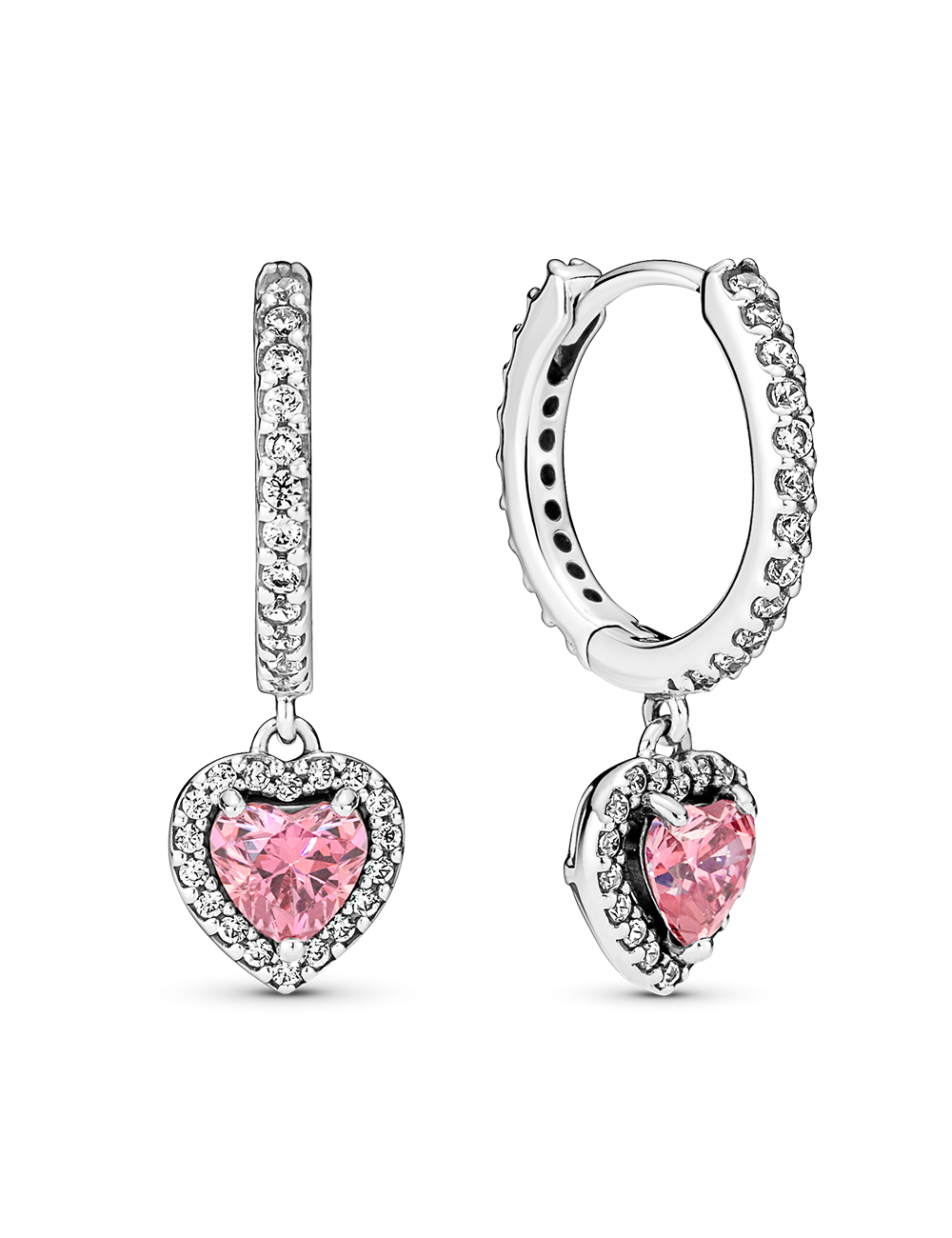 Argolas Sparkling Halo Heart Pandora