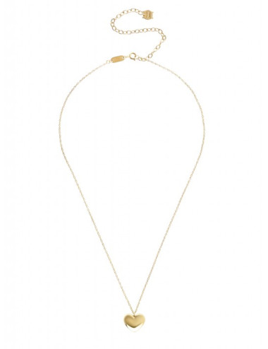 Colar One Neckmess Heart Big Gold