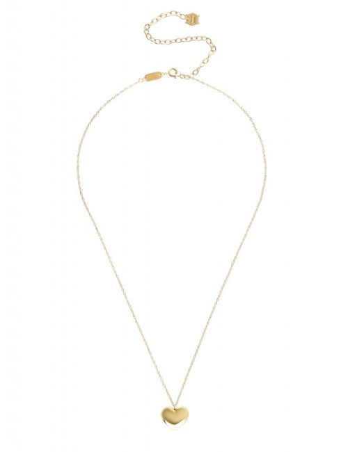 Colar One Neckmess Heart Big Gold