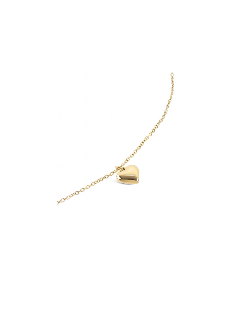 Colar One Neckmess Heart Gold