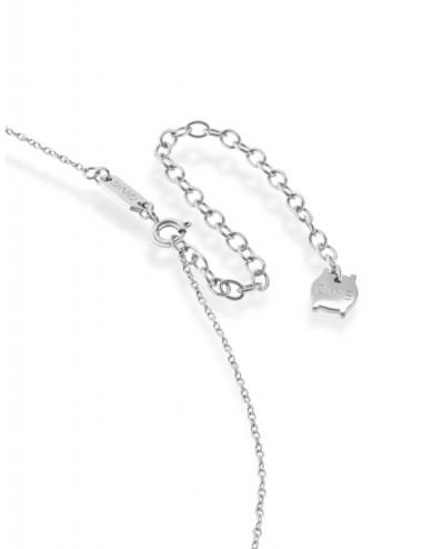 Colar One Neckmess Heart Big Silver