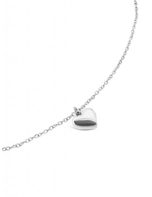 Colar One Neckmess Heart Silver