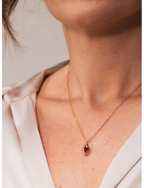 Colar One Birthstone Janeiro - Proteção