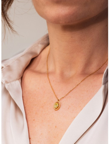 Colar One Birthstone Agosto Força