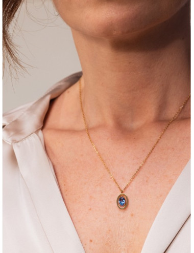 Colar One Birthstone Setembro Prosperidade