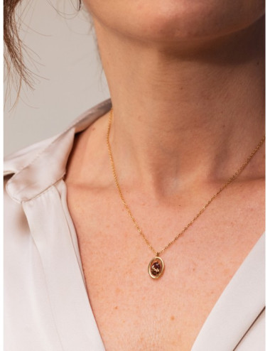 Colar One Birthstone Novembro Sucesso