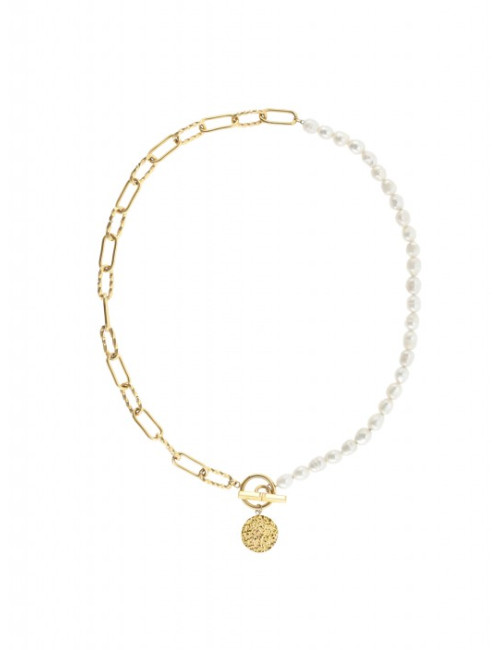 Colar One Neckmess Pearly