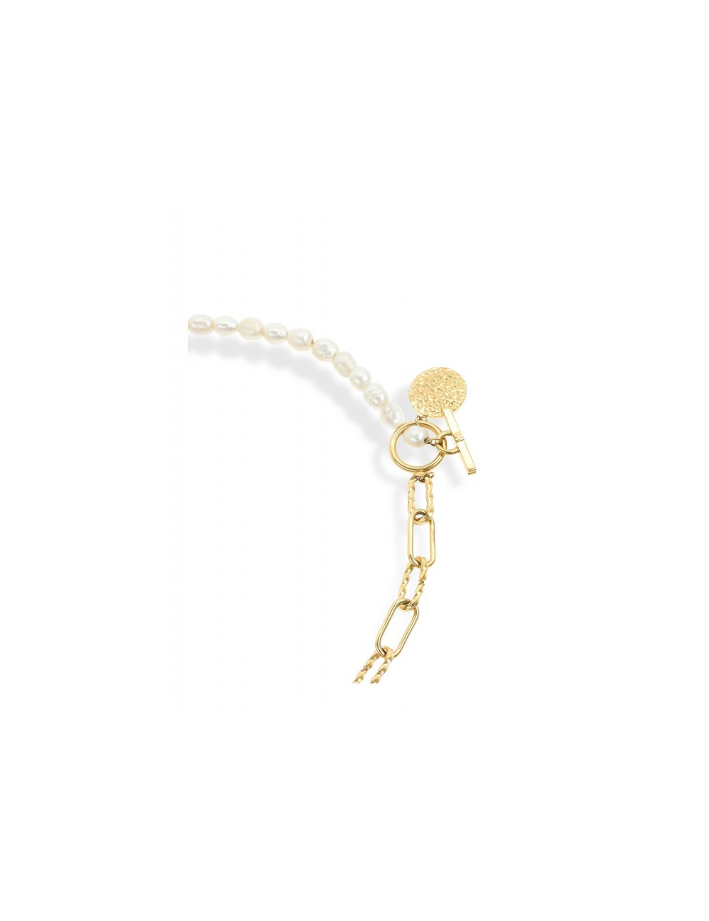 Colar One Neckmess Pearly