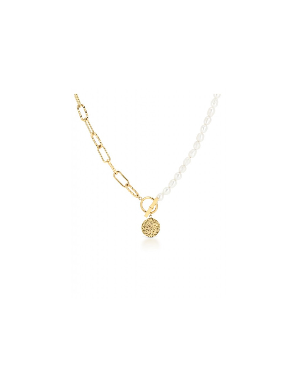 Colar One Neckmess Pearly