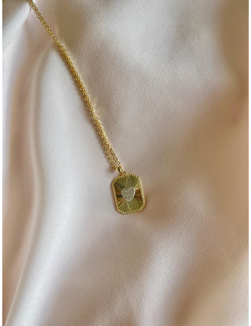 Colar Toscana Prata Dourada