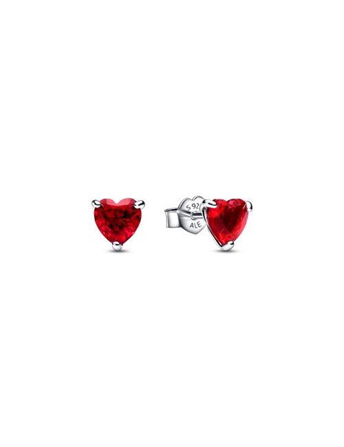 BRINCOS RED HEART PANDORA