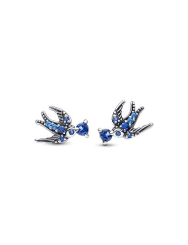 BRINCOS SPARKLING SWALLOWS PANDORA