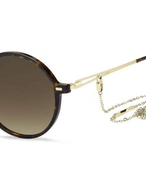 ÓCULOS BOSS C/ CORRENTE DOURADA