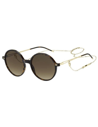 ÓCULOS BOSS C/ CORRENTE DOURADA