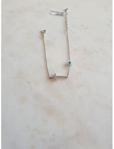 PULSEIRA CRUZ PRATA