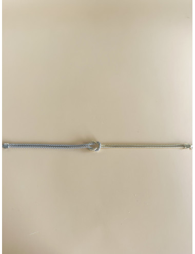 Pulseira Knot My Life Bicolor Prata